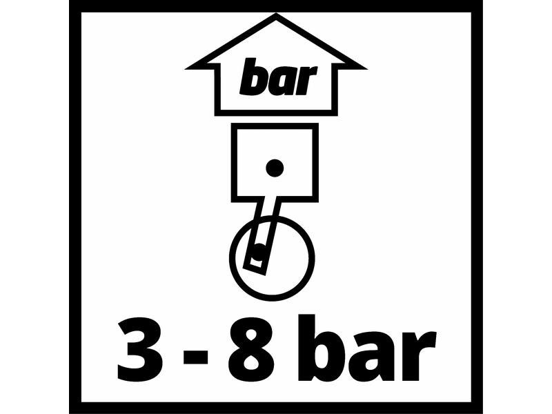 Einhell Druckluft-Strahlpistole 8 bar mit Saugbecher