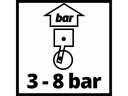 Einhell Druckluft-Strahlpistole 8 bar mit Saugbecher