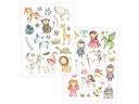 Papierdrachen Tattoo Set Bunter Mix