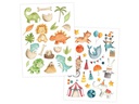 Papierdrachen Tattoo Set Bunter Mix