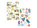 Papierdrachen Tattoo Set Berufe