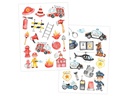 Papierdrachen Tattoo Set Berufe