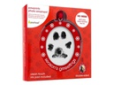 pearhead Bilderrahmen Foto und Stempel Ornament, Rot/Weiss