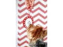pearhead Bilderrahmen Foto und Stempel Ornament, Rot/Weiss