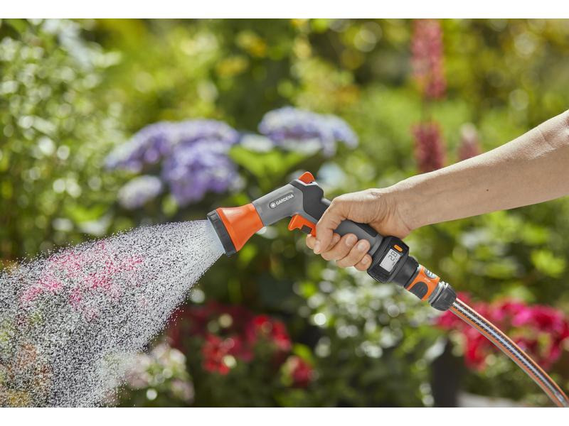 Gardena Bewässerungsbrause AquaCount mit Wassermengenzähler