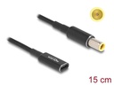 Delock Ladekabel USB-C zu IBM 7.9 x 5.5 mm 15 cm