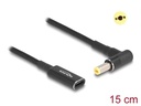 Delock Ladekabel USB-C zu Acer 5.5 x 1.7 mm 90° gewinkelt, 15 cm