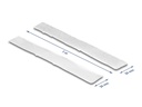 Delock Klettband 1 m x 20 mm mit Haft- und Flauschband, Weiss