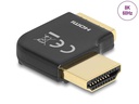 Delock Adapter 90° rechts gewinkelt, 8K 60 Hz HDMI - HDMI