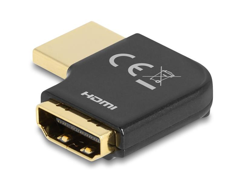 Delock Adapter 90° rechts gewinkelt, 8K 60 Hz HDMI - HDMI