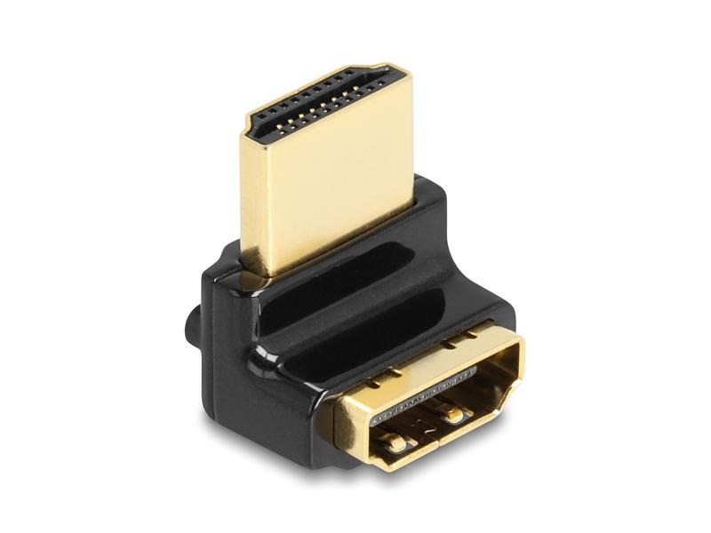 Delock Adapter 90° oben gewinkelt, 8K 60 Hz HDMI - HDMI