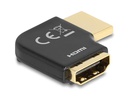 Delock Adapter 90° links gewinkelt, 8K 60 Hz HDMI - HDMI