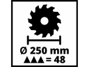 Einhell Zug-Kapp-Gehrungssäge TE-SM 2534 Dual
