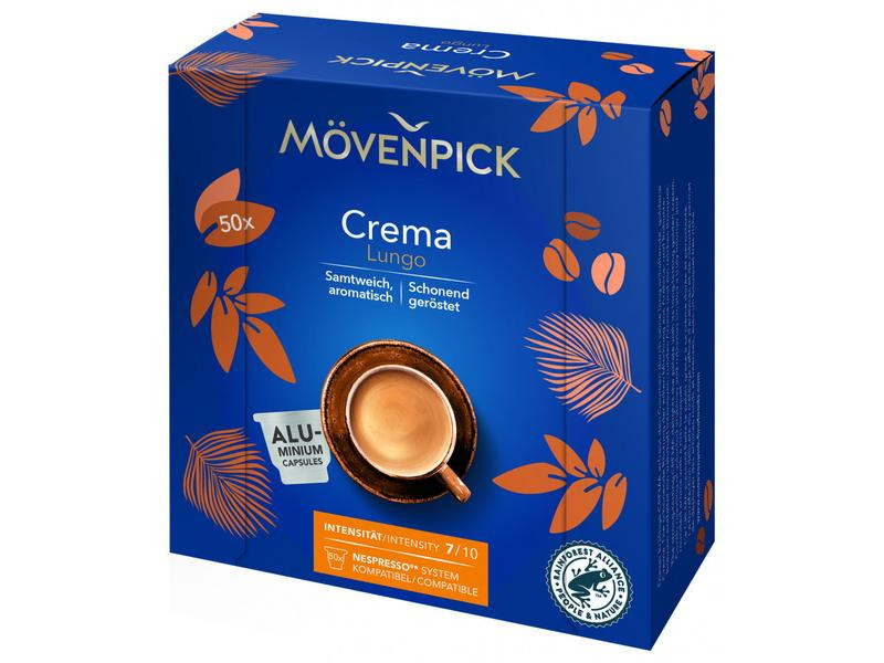 Mövenpick Kaffeekapseln Lungo Crema 50 Stück
