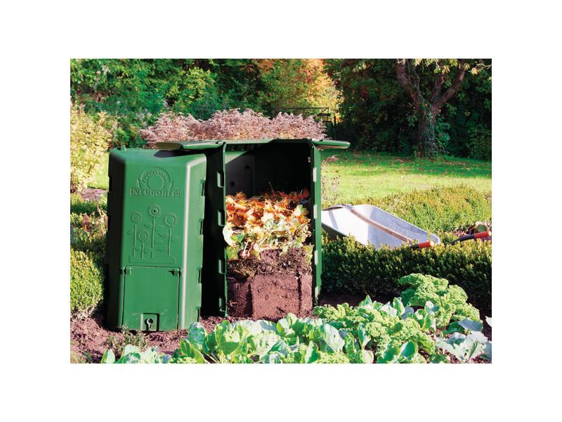 Neudorff Komposter IsoKomposter DuoTherm, 530 L, 82 x 82 x 115 cm