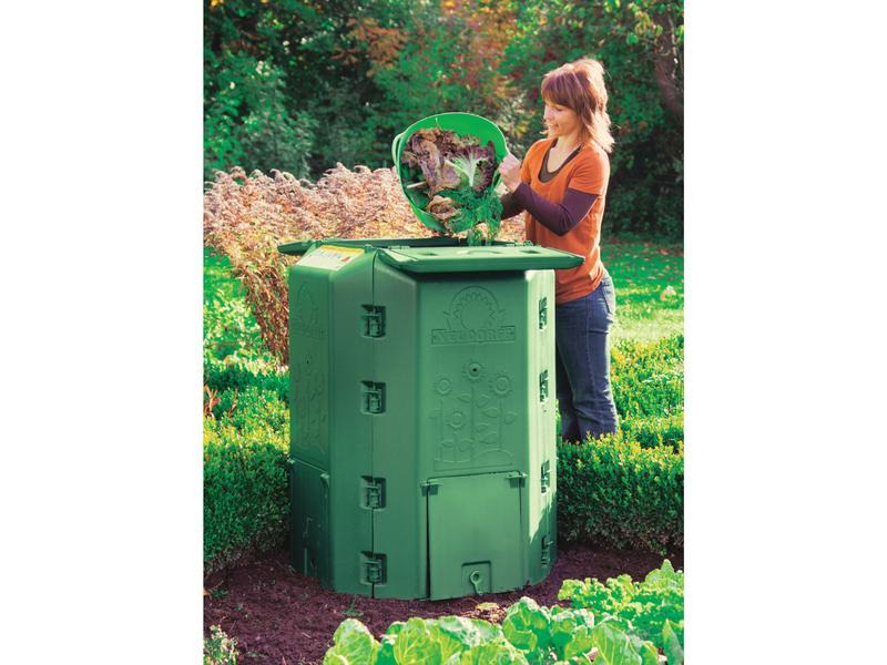 Neudorff Komposter IsoKomposter DuoTherm, 530 L, 82 x 82 x 115 cm