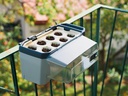 Gusta Garden Kräutertopf HARRY HERBS mit Haube, Hellgrau