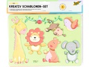 Folia Schablone Zoo 6 Stück