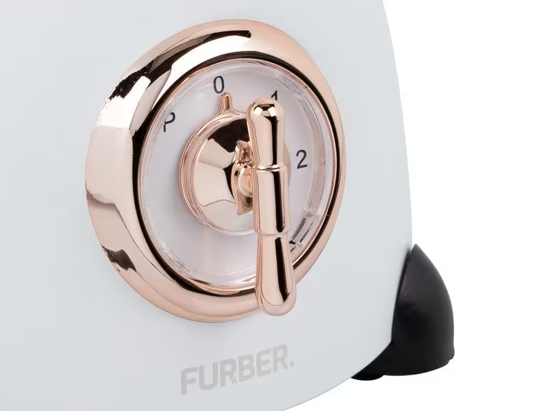 FURBER Wasserkocher, Standmixer und Toaster Set, Rosegold
