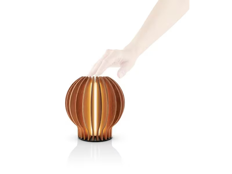 Eva Solo Tischleuchte Radiant rund, 15 cm, Braun