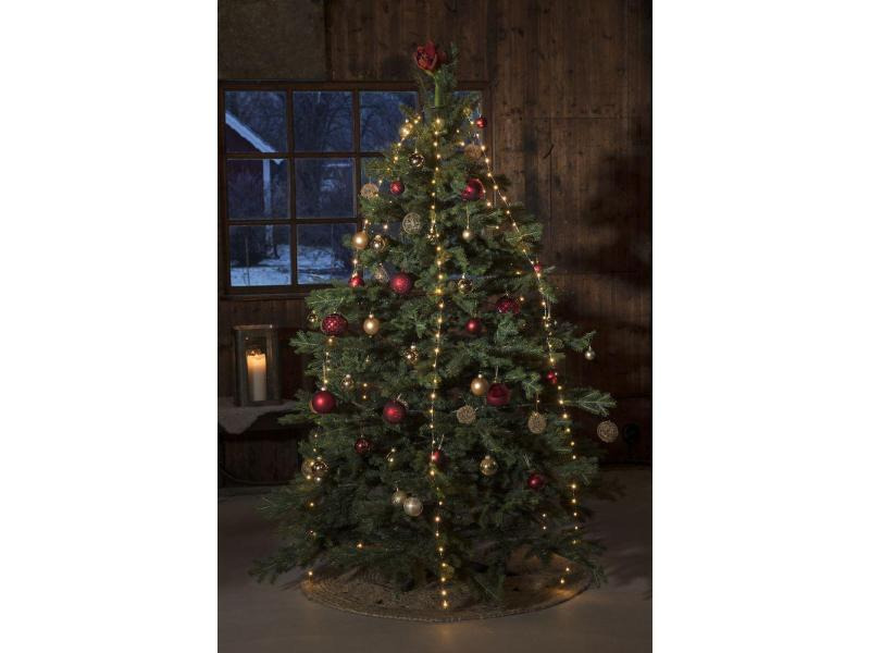 Konstsmide LED-Baummantel 3 m Silber, mit 300 LED, Indoor