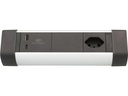 Max Hauri Tischsteckdosenleiste Office Line 1x T13, 1x USB A/C, PD+QC