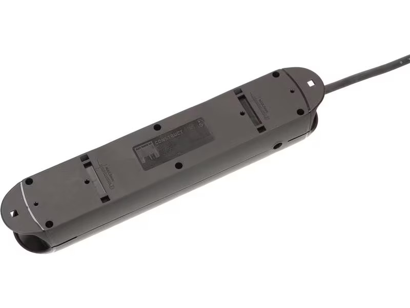 Max Hauri Steckdosenleiste Construct Line 4x T13, Schwarz