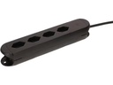 Max Hauri Steckdosenleiste Construct Line 4x T13, Schwarz