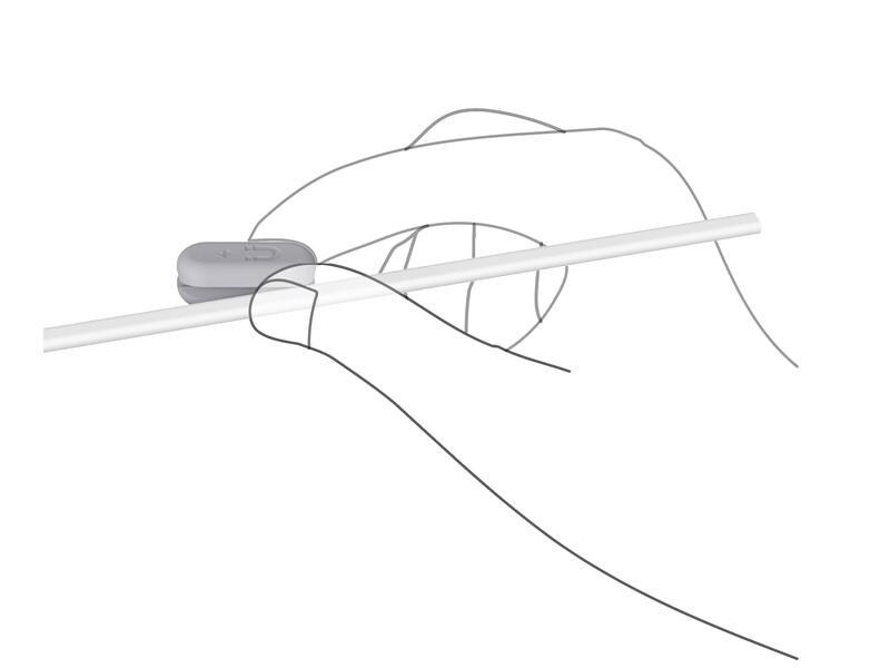 Max Hauri Kabelhalter Magnetic Stop, Grau