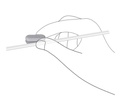 Max Hauri Kabelhalter Magnetic Stop, Grau