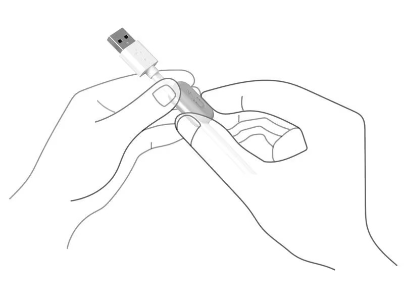 Max Hauri Kabelhalter Magnetic Stop, Grau