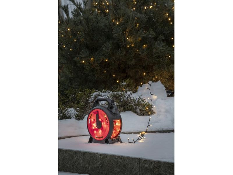 Konstsmide LED-Lichterkette Compactligths mit Kabelaufroller 400 Lampen