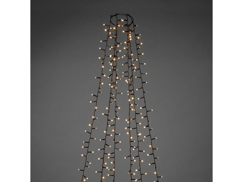 Konstsmide LED-Lichterkette Baummantel mit Ring 6 Stränge, 660 Lampen