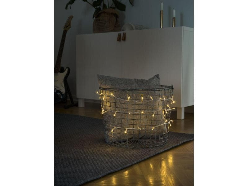 Konstsmide LED-Lichterkette 3.43 m Transparent, mit 50 LED, Indoor