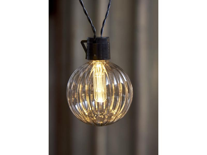 Star Trading Lichterkette Archy, 10 LEDs, 3.6 m, Schwarz
