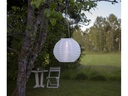 Star Trading Lampion Solar Festival, Ø 25 cm, Weiss