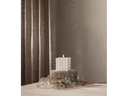 Star Trading LED-Kerze Pillar Flamme Dot, 10 x 12.5 cm, Weiss