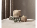 Star Trading LED-Kerze Pillar Flamme Dot, 10 x 12.5 cm, Beige