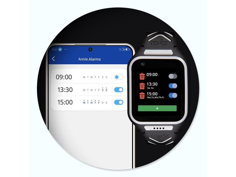 MyKi Smartwatch 4 Weiss/Pink