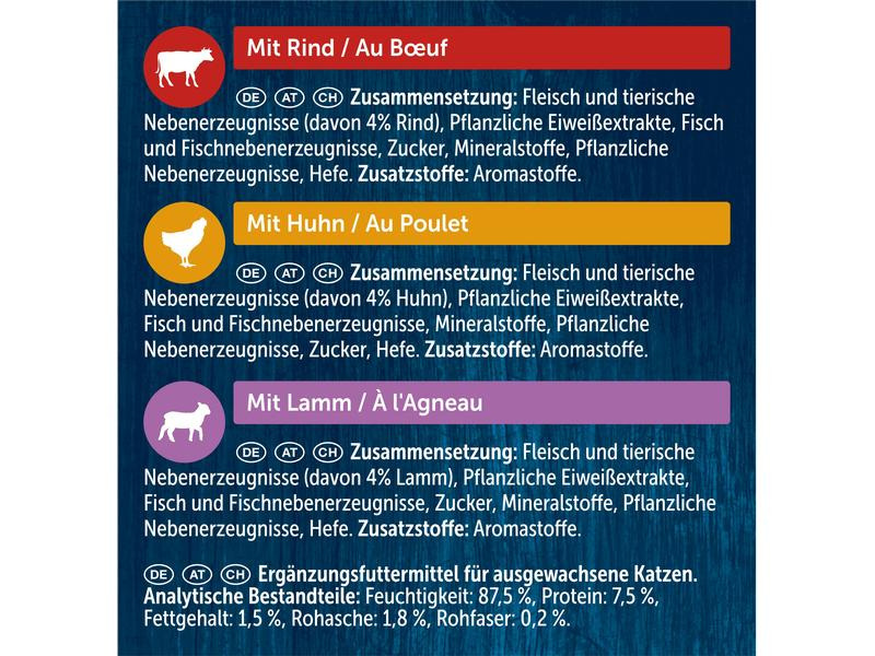Felix Nassfutter Soup Original Fleisch, 6 x 48g