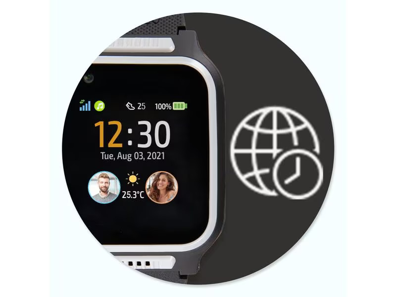 MyKi Smartwatch 4 Schwarz/Grau