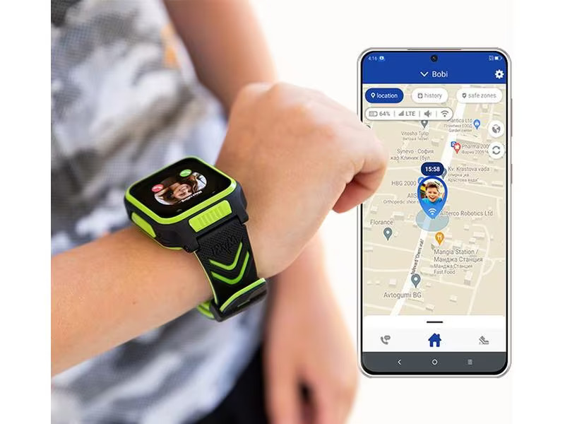 MyKi Smartwatch 4 Schwarz/Grau