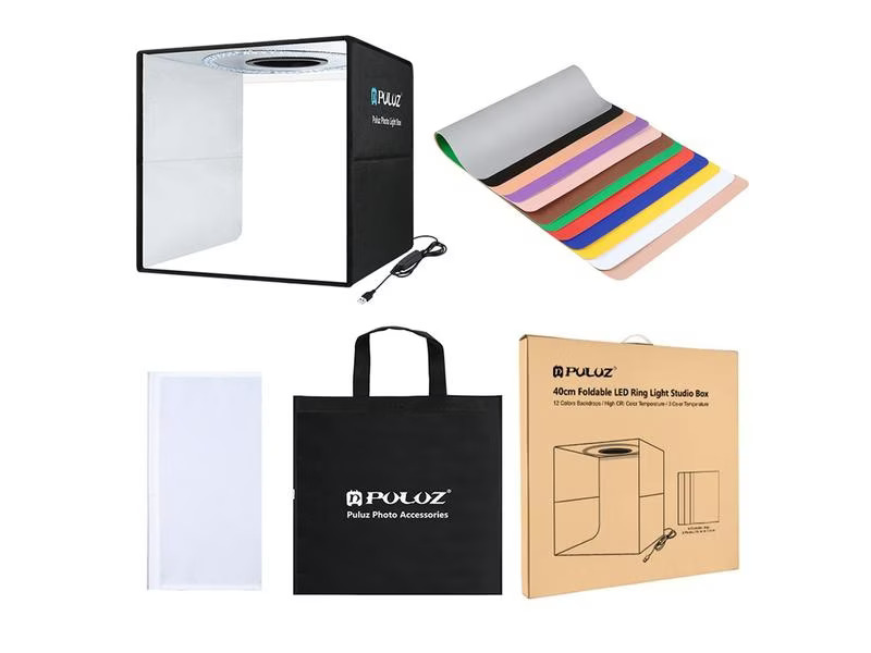 Puluz Aufnahmebox mit integrierter LED Beleuchtung