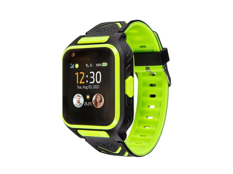 MyKi Smartwatch 4 Schwarz/Grün