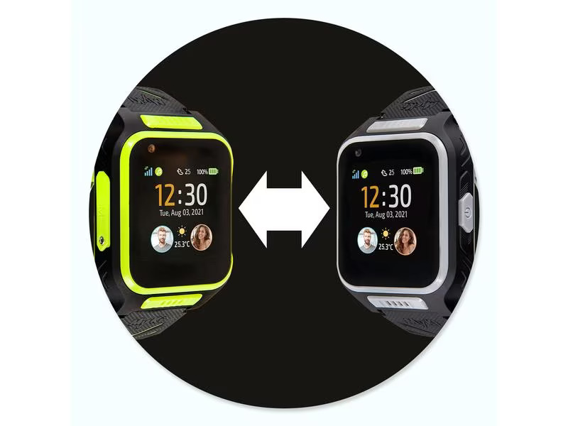 MyKi Smartwatch 4 Schwarz/Grün