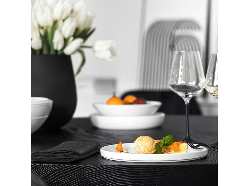 Villeroy &amp; Boch Speise-Service Iconic La Boule 7 Stück, Weiss