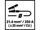 Einhell Automotive Starthilfekabel BT-BO 25/1 A LED SP, 31.4 mm²