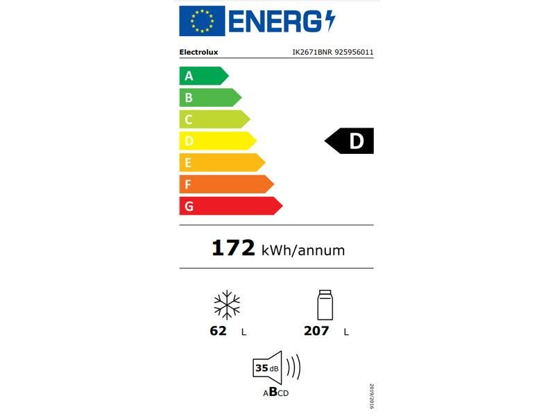 Electrolux Einbaukühlschrank IK2671BNR Rechts/Wechselbar