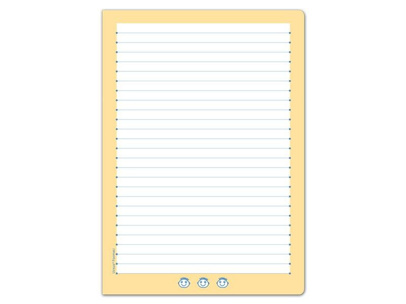 Formati Lernheft Plus C.200, A4, Liniert, Gelb