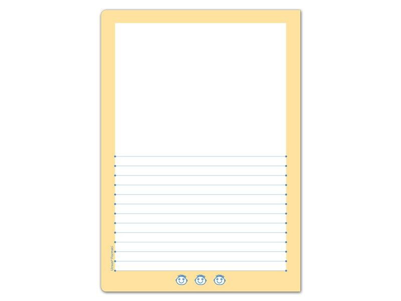 Formati Lernheft Plus C.200, A4, Liniert, Gelb